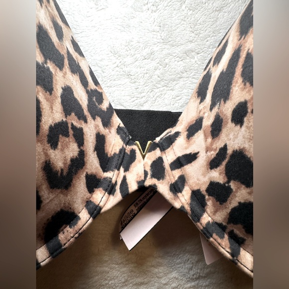 Victoria’s Secret “Freedom Cloud” cheetah print bra plus size soft modern 44D - Picture 3 of 8